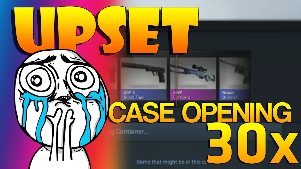 CS:GO - Upset Case Opening!
