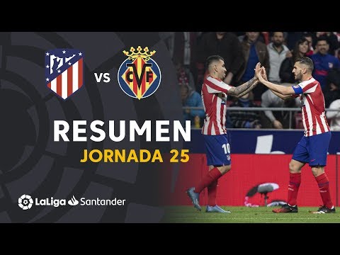 Resumen de Atlético de Madrid vs Villarreal CF (3-1)