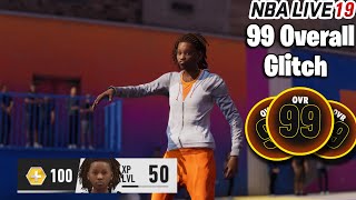 NBA LIVE 19 HOW TO DO 100 SP GLITCH (INSTANT 99 OVERALL!!!)