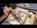 Decoupage with Mulberry Paper, basic how-to apply mulberry paper to glass to start a project