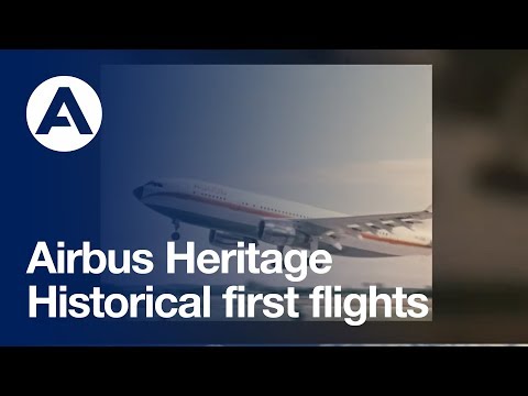 Airbus historical first flights