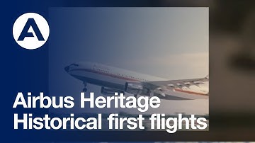Airbus historical first flights