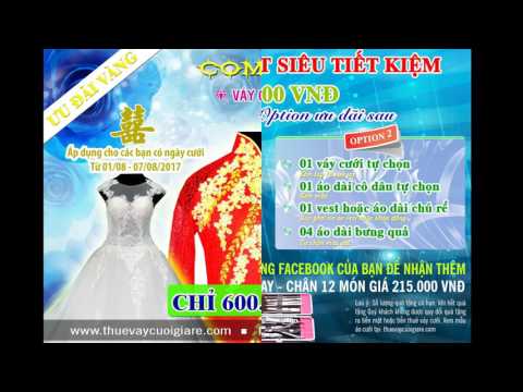 Thuê áo cưới ở đâu giá rẻ nhất?