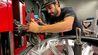 Mounting tires on a $25,000 set of wheels | BANKS BUILT Bonus