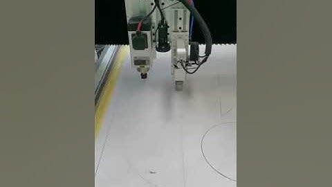 CNC router combined oscillating knife