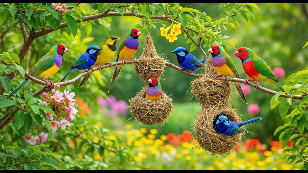 Evening Bird Ambience: Natural Birdsong ✨ • Ease stress • Forest soundscape • Soul healing