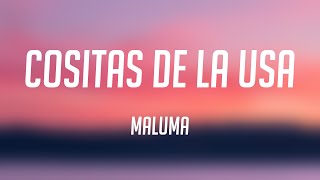 Cositas de la USA - Maluma {Lyrics Video} 🎂