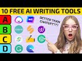 10 Best FREE AI Content Writers (ChatGPT, JasperAI, Copy.AI, Jasper, Rytr, ComposeAI, WriteSonic )