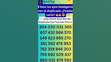 🔍 ¡Encuentra el Número Duplicado! 🧠✨ #Reto #shorts