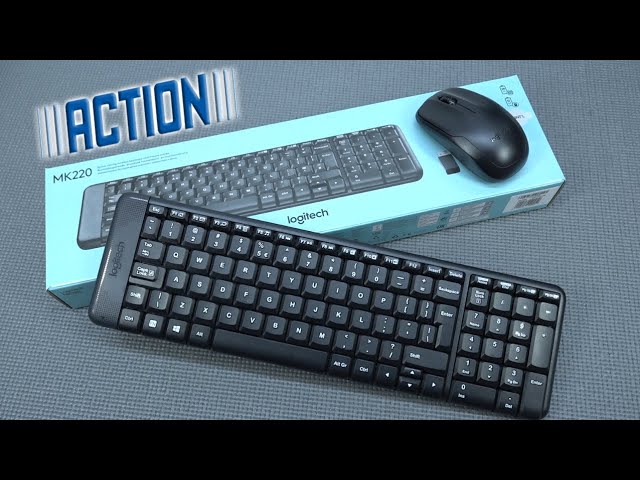 geweld catalogus Oude tijden Logitech MK220 €19,95,- Logitech Set van de Action 👌 - YouTube