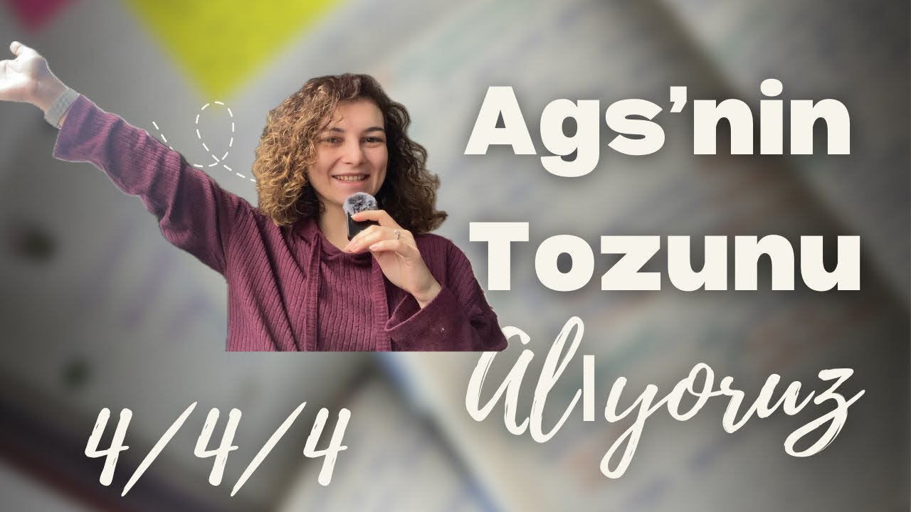 4 Hafta / 4 Ders / 4000 Soru | AGS’nin Tozunu Alıyoruz (!) #ags 