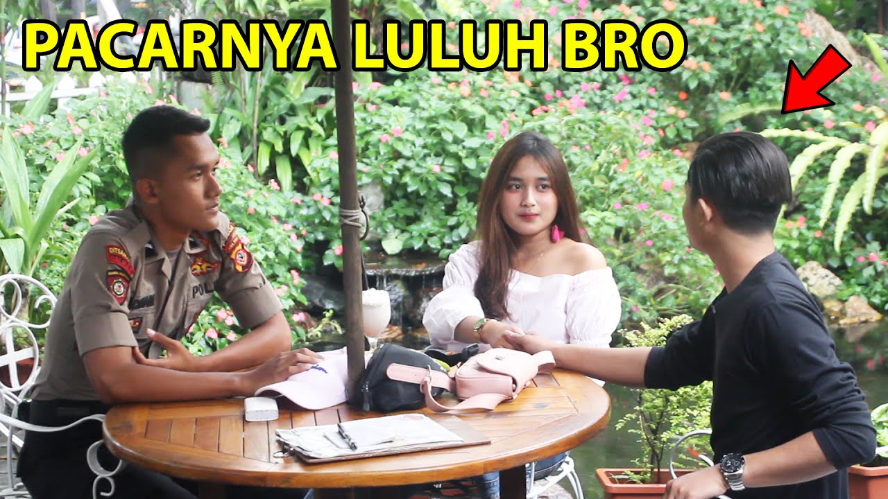 PRANK JADI PELAYAN BAPERIN PACAR POLISI - Lihat ini yang terjadi....