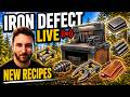 Crafting New Items LIVE - Iron Defect
