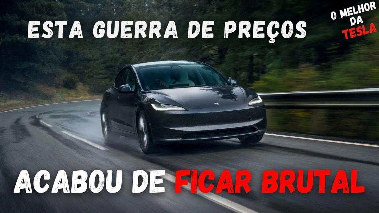 Tesla deixa VW ID.3 pra trás – Modelo mais barato da Tesla chega às ruas da Europa!