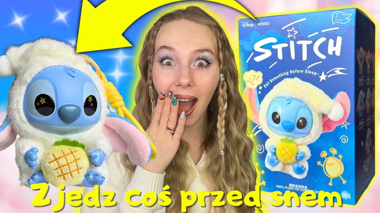 PLUSZAKI STITCH ZJEDZ COŚ PRZED SNEM 🍍 | Stitch | Miniso | Pattje