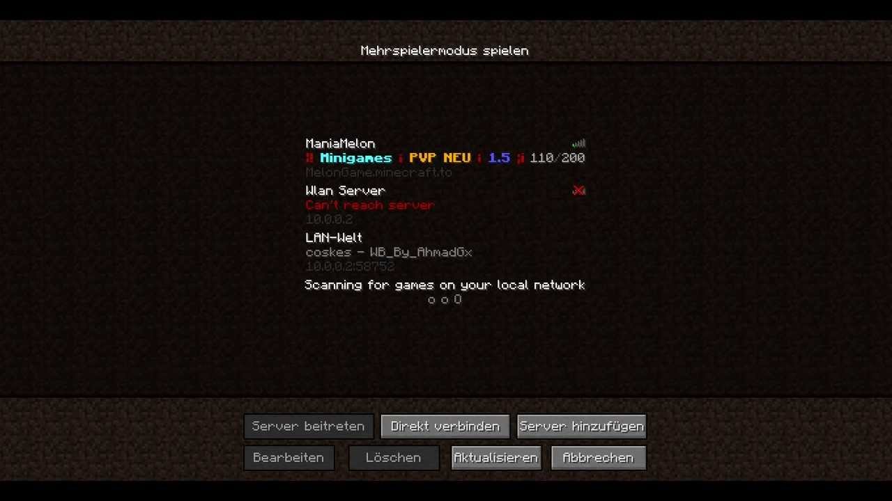 Minecraft LanServer erstellen mit Map (German/HD) YouTube