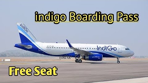 Indigo Boarding Pass With Free Seat | how to download indigo boarding pass online