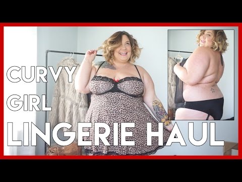 CURVY GIRL LINGERIE HAUL  Plus Size Lingerie 