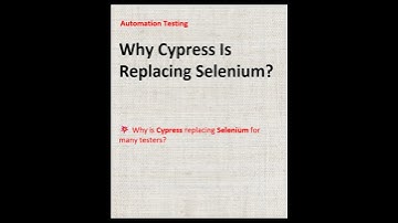 Why Cypress Is Replacing Selenium?|Cypress Or Selenium| Which is better automation platform #shorts