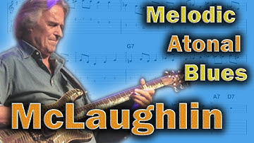 John McLaughlin - How To use Atonal Ideas on the Blues