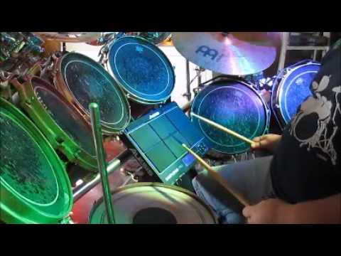 Drum Cover Veins Blue Oyster Cult Alesis Sample Pad Pro Electronic Drums Drummer Drumming