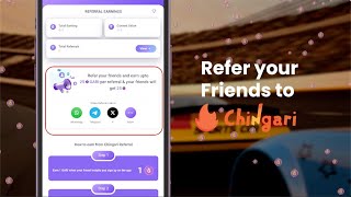 Refer your friends to Chingari Race to earn 500 GARI each