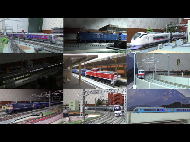 鉄道模型】廃線前、自宅鉄道線さよなら運転の様子【続々列車