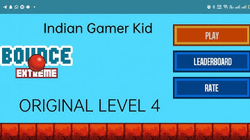 || Bounce Ball ||Original Level 4 ||