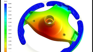 Moldex3D Polyurethane (PU) Chemical Foaming Simulation_Filling Result
