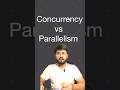 Concurrency vs Parallelism #backend #coding #programming #javascript #viral