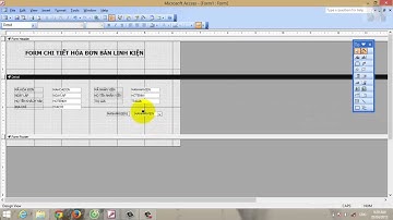 Hướng dẫn làm Form trong Access 2003