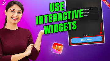 iOS 17 : How To Use Interactive Widgets iOS 17.2 iPhone
