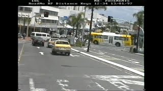 Driving around Southport, Gold Coast - 1997