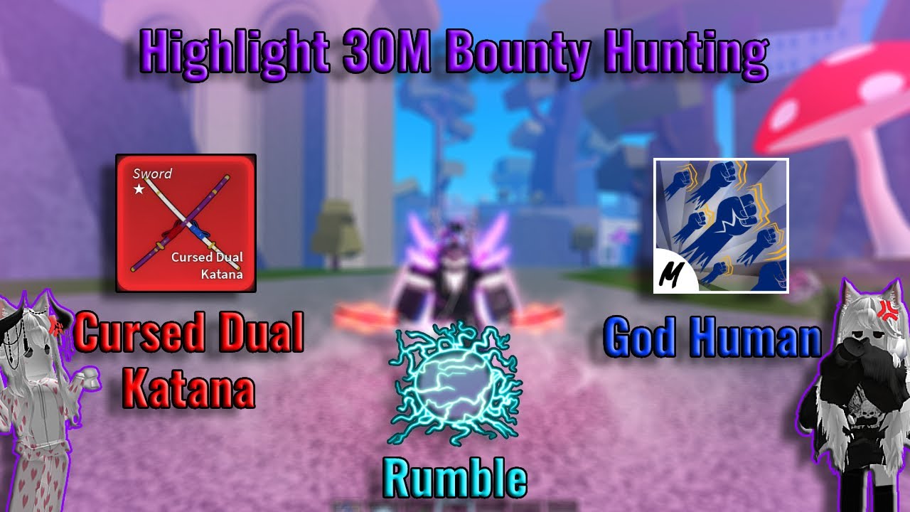 60M Bounty Pirates  God Human + CDK/Dark Blade + Portal/Rumble