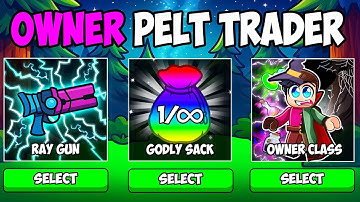 Completing EVERY QUEST With The NEW OWNER PELT TRADER In 99 Nights In The Forest! (Roblox)