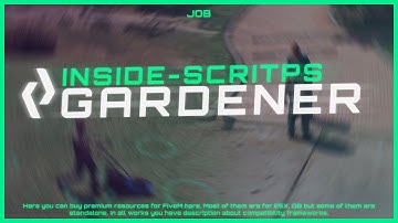 ESX/QBCORE - Gardener Job