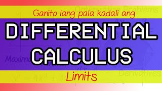 Ano Ba ang Limits Differential Calculus Explained in Tagalog/Filipino