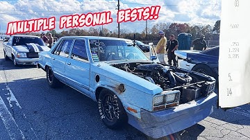 Personal Bests & Wild Wheelies!! Twin Turbo SBF Zephyr at Piedmont Dragway
