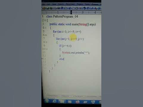 Java for beginners 🤔 | PatternProgram_04 | Right angle triangle shape 📐 ...
