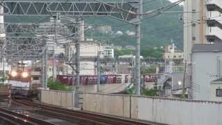 JR貨物 EF65 2117号機 貨物列車 通過
