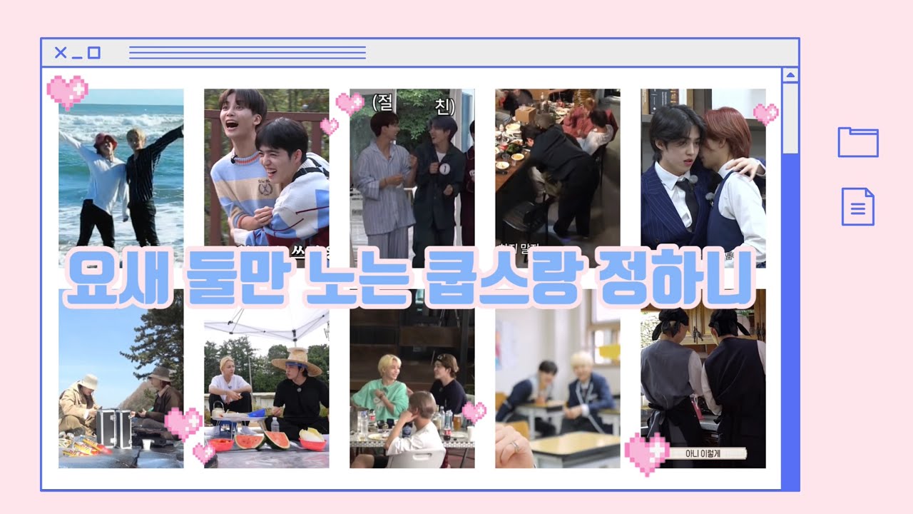 세븐틴/에스쿱스/정한 🍒😇 요새 둘만 노는 쿱스랑 정하니