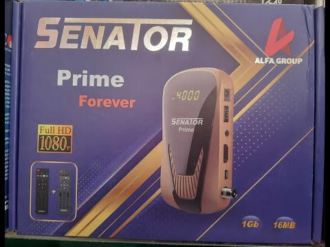 رسيفر سيناتور برايم الجديد من شركه الفا مراجعه سريعه