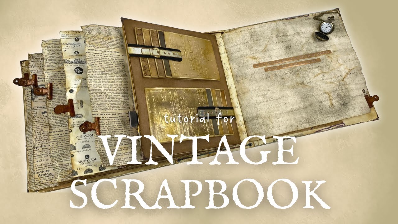 vintage scrapbook designs