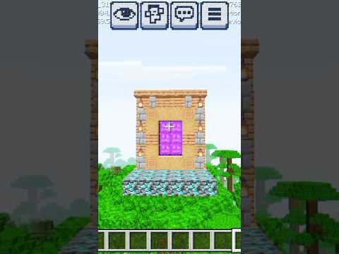 NEW JUNGLE NETHER PORTAL | MINECRAFT | #shorts #trending #viral #minecraft