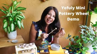 Mini Pottery Wheel Demo (Part 2) Yofuly Mini Pottery Wheel