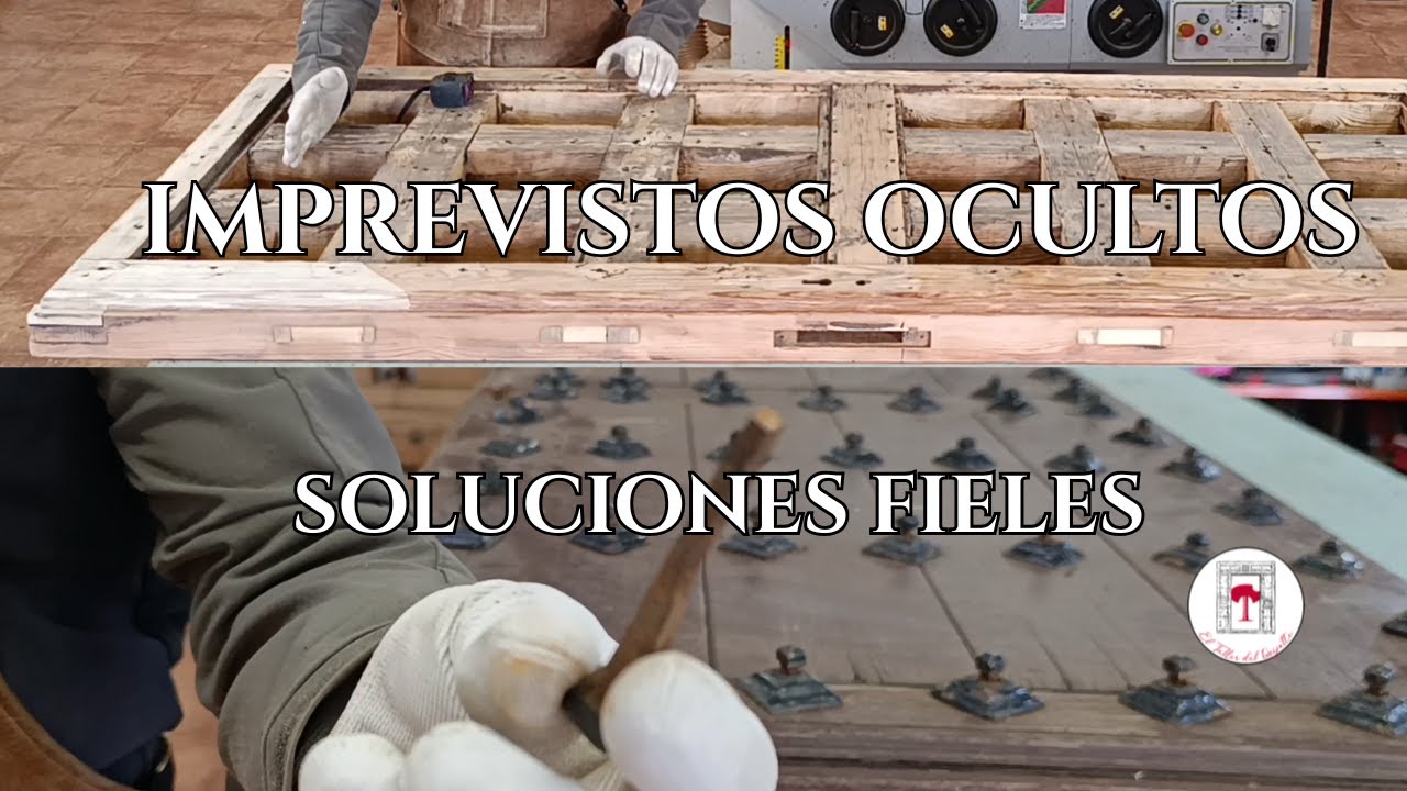 Imprevistos ocultos y soluciones fieles en la restauración de un portón antiguo/ Palacio Baena P2