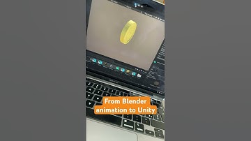 From Blender to Unity Coin animation #gamedev #blender #unity