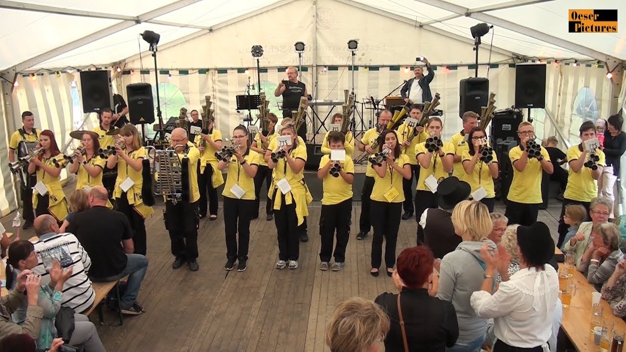 Schalmeien Großolbersdorf - Festzelt 650 Jahre Sehma Teil 1