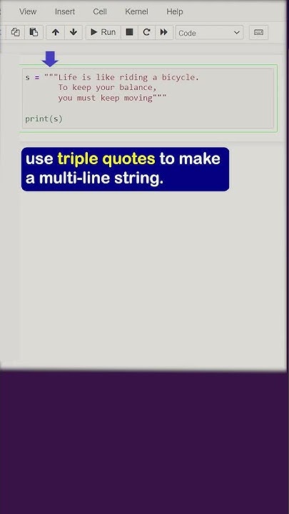 How to Create a Multi-line String in Python - YouTube
