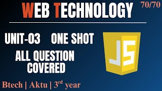 Celebrity WEB TECHNOLOGY | UNIT-03 | ONE SHOT | PYQS AND M.IMP QUES. | BTECH | AKTU | 3RD YEAR Net Worth